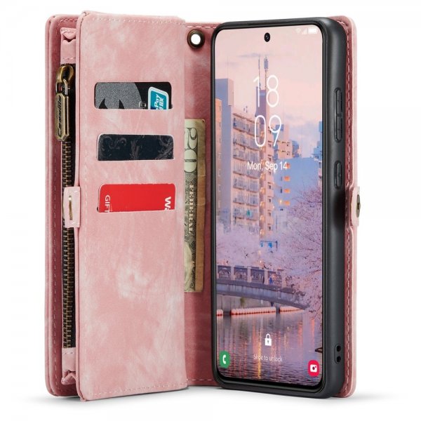 CaseMe Samsung Galaxy S23 Etui 008 Series Avtakbart Deksel Rosa