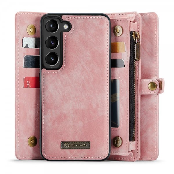 CaseMe Samsung Galaxy S23 Etui 008 Series Avtakbart Deksel Rosa