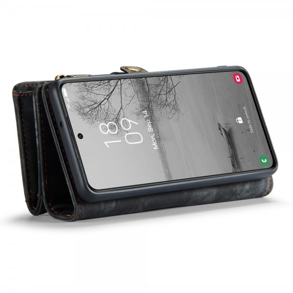 CaseMe Samsung Galaxy S23 Etui 008 Series Avtakbart Deksel Svart