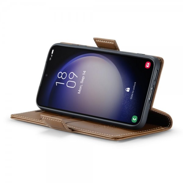 CaseMe Samsung Galaxy S23 Etui 023 Series Brun