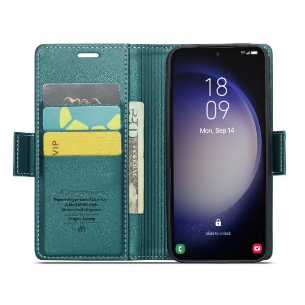 CaseMe Samsung Galaxy S23 Etui 023 Series Grønn