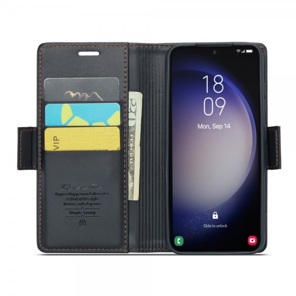 CaseMe Samsung Galaxy S23 Etui 023 Series Svart