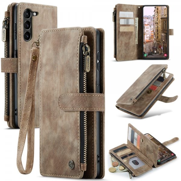 CaseMe Samsung Galaxy S23 Etui C30 Series Brun