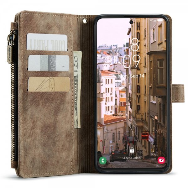 CaseMe Samsung Galaxy S23 Etui C30 Series Brun
