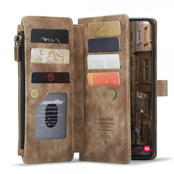 CaseMe Samsung Galaxy S23 Etui C30 Series Brun