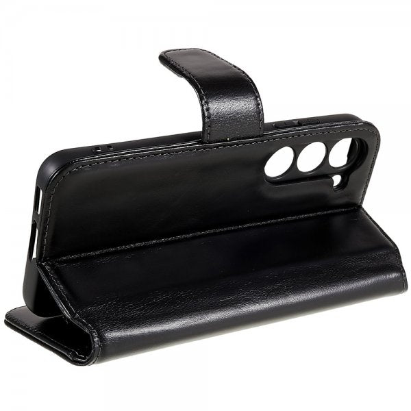 Nordic Covers Samsung Galaxy S23 Etui Essential Leather Raven Black
