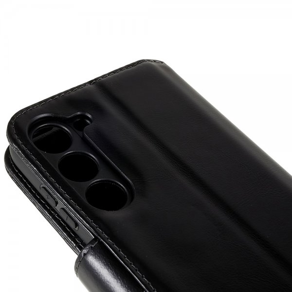Nordic Covers Samsung Galaxy S23 Etui Essential Leather Raven Black