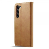 Lc.Imeeke Samsung Galaxy S23 Etui med Kortlomme stativfunksjon Brun