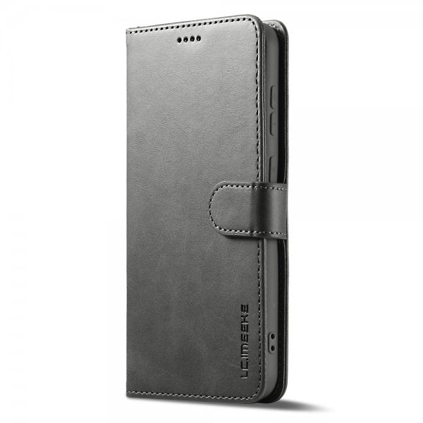 Lc.Imeeke Samsung Galaxy S23 Etui med Kortlomme stativfunksjon Grå