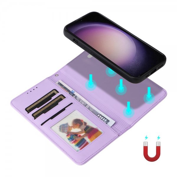 Betopnice Samsung Galaxy S23 Etui Avtagbart Deksel 005 Lilla