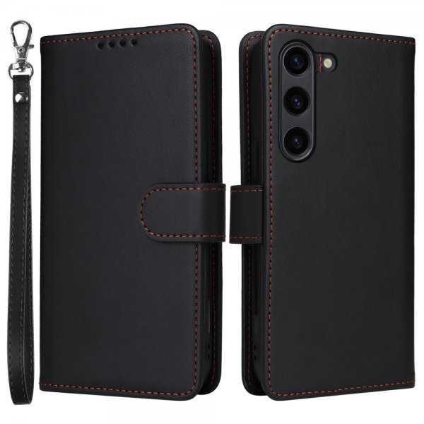 Betopnice Samsung Galaxy S23 Etui Avtagbart Deksel 005 Svart