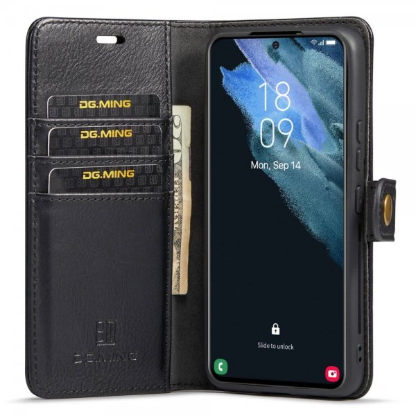 Dg.Ming Samsung Galaxy S23 Etui Avtagbart Deksel Svart