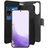Puro Samsung Galaxy S23 Etui Wallet Detachable 2 in 1 Svart