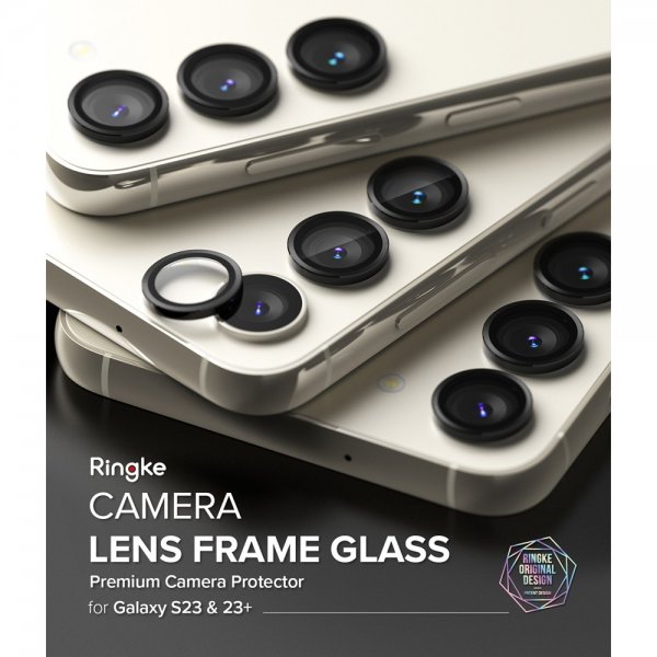 Ringke Samsung Galaxy S23/Galaxy S23 Plus Kamerabeskytter Camera Lens Frame Svart