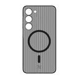 Rvelon Samsung Galaxy S23 Deksel Korrugerte MagSafe Svart