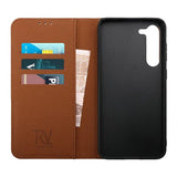 Rvelon Samsung Galaxy S23 Etui Detachable Wallet Case Brun