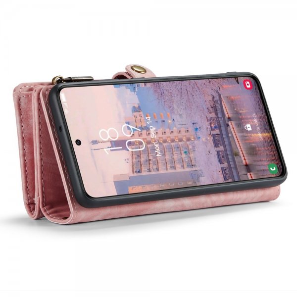 CaseMe Samsung Galaxy S23 Plus Etui 008 Series Avtakbart Deksel Rosa