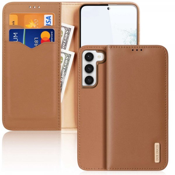Dux Ducis Samsung Galaxy S23 Plus Etui Hivo Series Brun