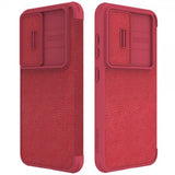 Nillkin Samsung Galaxy S23 Plus Etui Qin Series Rød