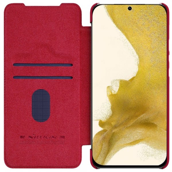 Nillkin Samsung Galaxy S23 Plus Etui Qin Series Rød