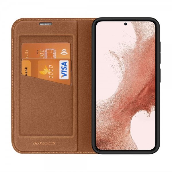 Dux Ducis Samsung Galaxy S23 Plus Etui Skin X2 Series Brun