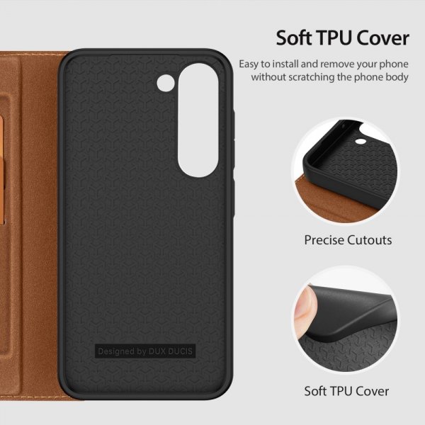 Dux Ducis Samsung Galaxy S23 Plus Etui Skin X2 Series Brun