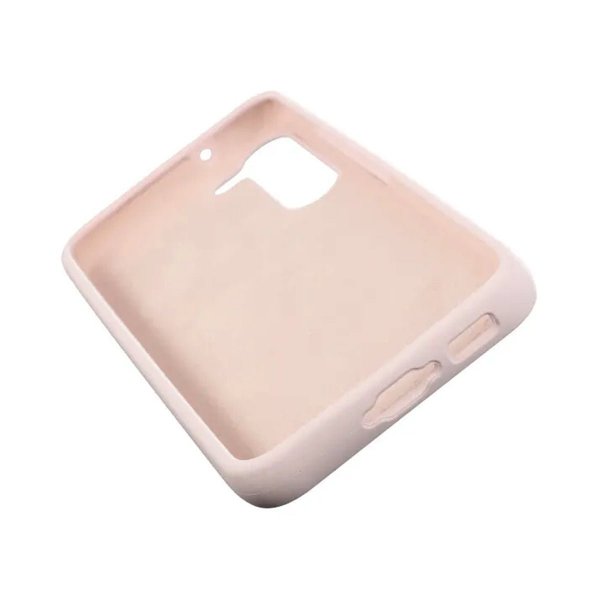Rvelon Samsung Galaxy S23 Plus Deksel Silikon Sandrosa