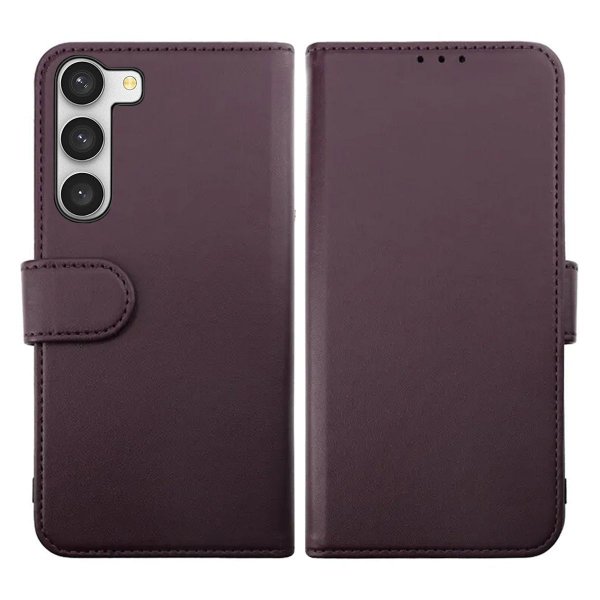 Rvelon Samsung Galaxy S23 Plus Etui Detachable Wallet Case Lilla