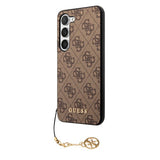 Guess Samsung Galaxy S23 Plus Deksel 4G Charms Brun