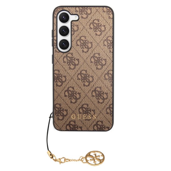 Guess Samsung Galaxy S23 Plus Deksel 4G Charms Brun