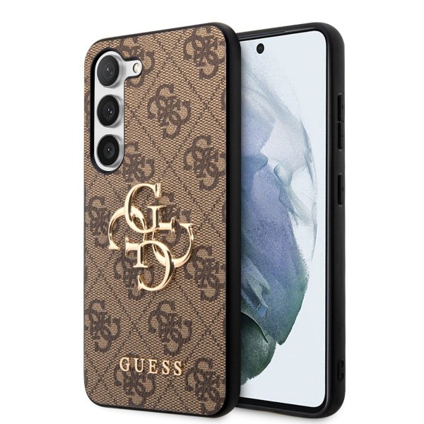 Guess Samsung Galaxy S23 Plus Deksel 4G Logo Brun