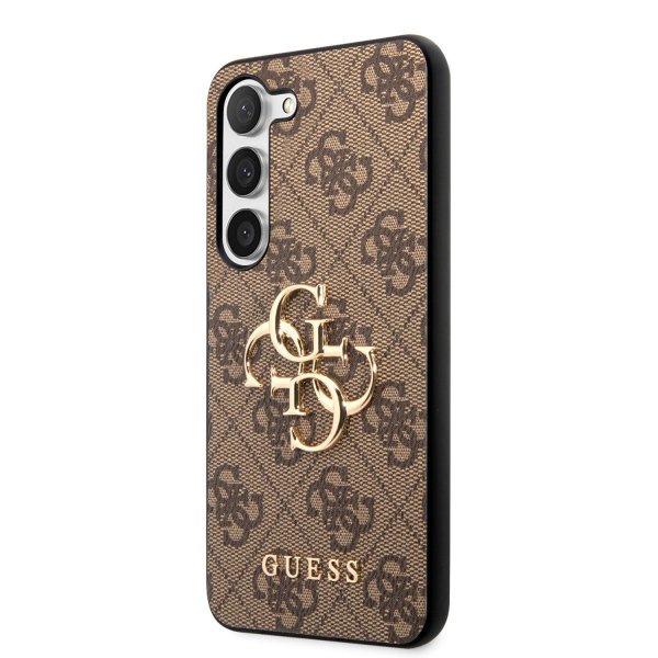 Guess Samsung Galaxy S23 Plus Deksel 4G Logo Brun