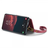 CaseMe Samsung Galaxy S23 Plus Deksel C20 Kortlomme Glidelås Rød