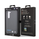 BMW Samsung Galaxy S23 Plus Deksel Carbon & Stripe Svart