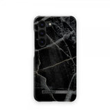 Ideal of Sweden Samsung Galaxy S23 Plus Deksel Fashion Case Black Thunder Marble