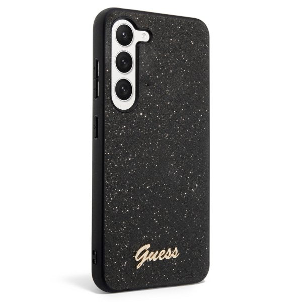 Guess Samsung Galaxy S23 Plus Deksel Fixed Glitter Case Svart