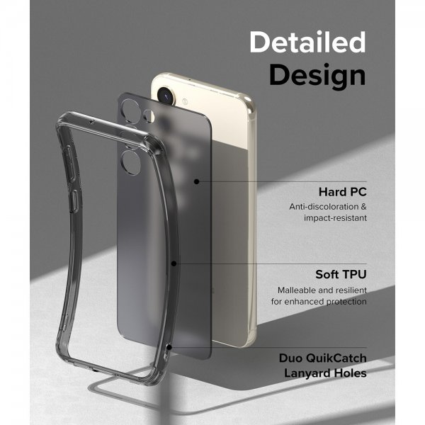 Ringke Samsung Galaxy S23 Plus Deksel Fusion Matte Smoke Black