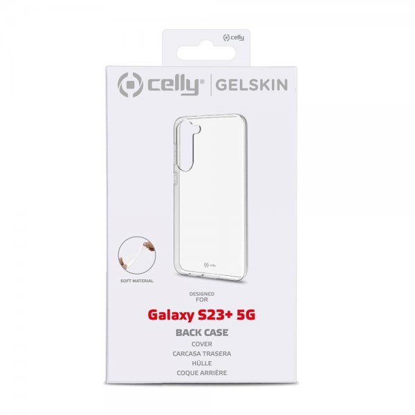 Celly Samsung Galaxy S23 Plus Deksel GELSKIN Klar