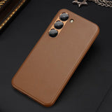 Dux Ducis Samsung Galaxy S23 Plus Deksel Grit Series Brun