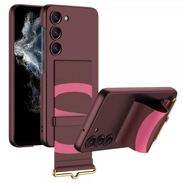 GKK Samsung Galaxy S23 Plus Deksel Hand Strap Rød