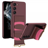 GKK Samsung Galaxy S23 Plus Deksel Hand Strap Rød