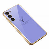 GKK Samsung Galaxy S23 Plus Deksel Hjortmotiv Lilla