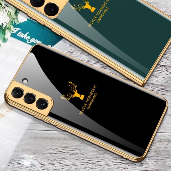 GKK Samsung Galaxy S23 Plus Deksel Hjortmotiv Lilla