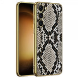 GKK Samsung Galaxy S23 Plus Deksel Krokodillemønster Snake