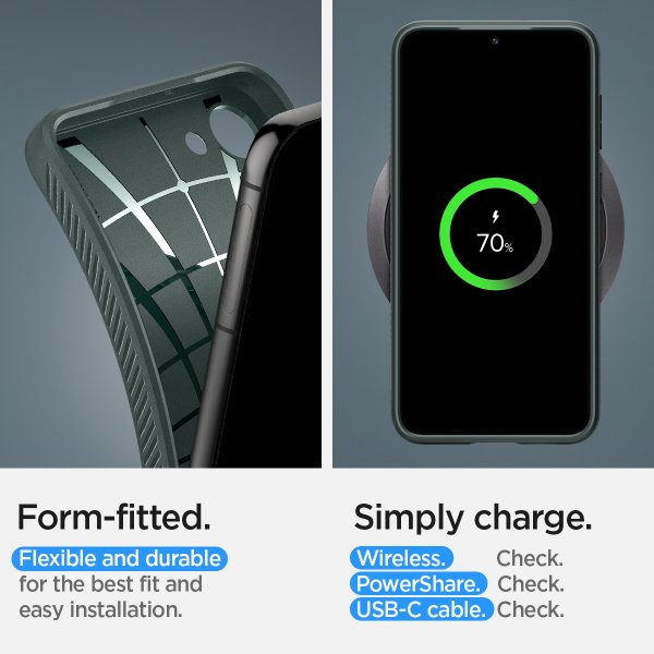 Spigen Samsung Galaxy S23 Plus Deksel Liquid Air Abyss Green