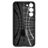 Spigen Samsung Galaxy S23 Plus Deksel Liquid Air Matte Black