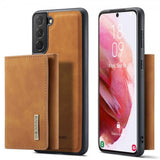 Dg.Ming Samsung Galaxy S23 Plus Deksel M1 Series Avtakbart Kortholder Brun