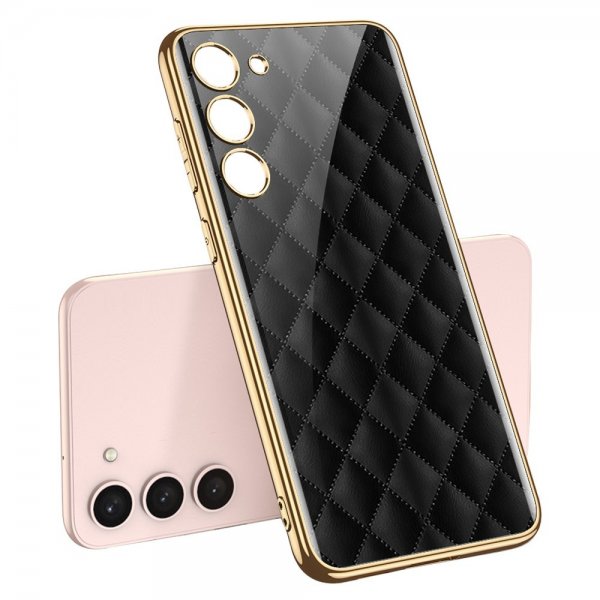 GKK Samsung Galaxy S23 Plus Deksel Motiv Svarta Esker