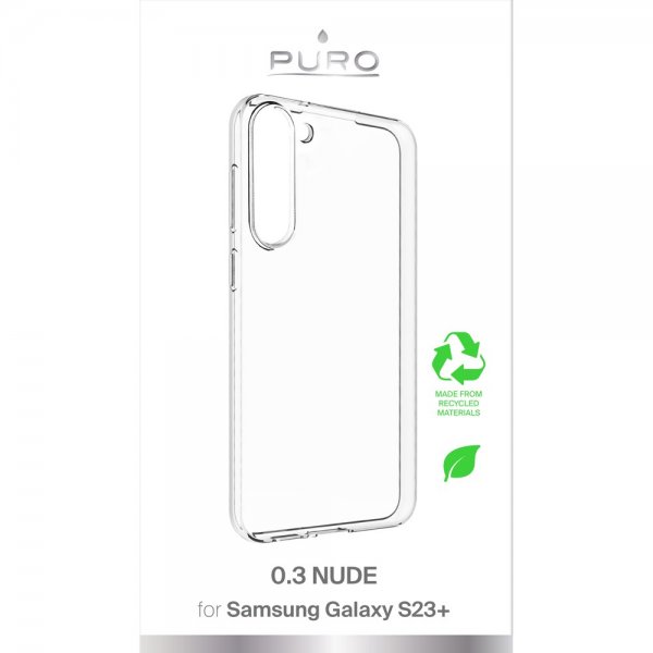 Puro Samsung Galaxy S23 Plus Deksel Nude Transparent