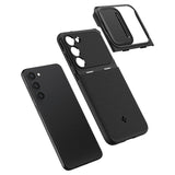 Spigen Samsung Galaxy S23 Plus Deksel Optik Armor Svart